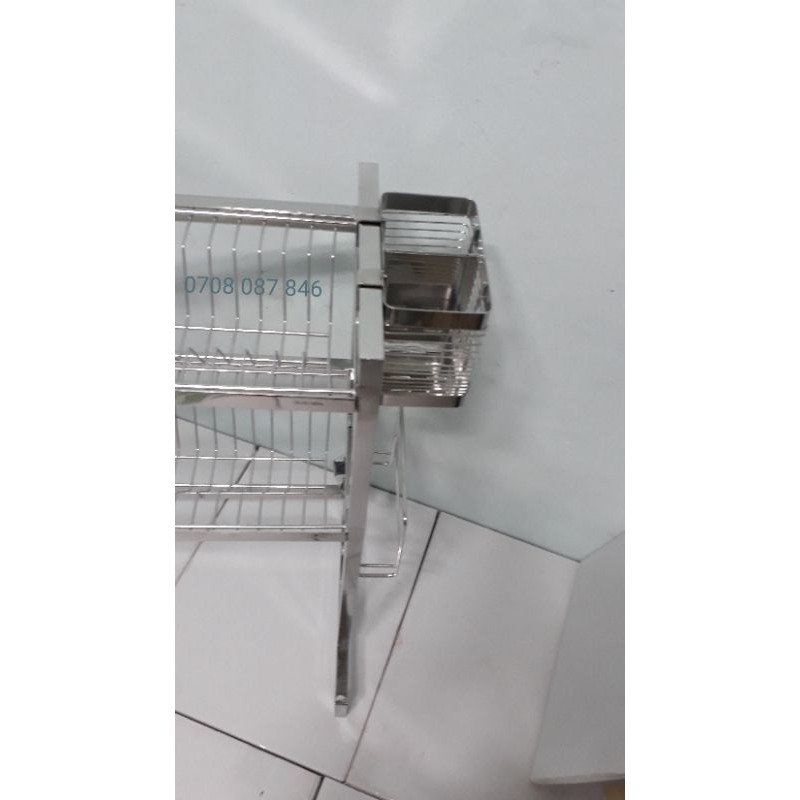 KỆ ĐA NĂNG 2 TẦNG TRÊN BỒN CHÉN INOX 304