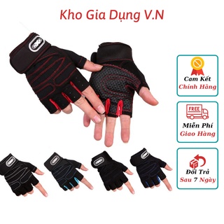 Găng tay tập GYM - Bao tay thể thao xà đơn có quấn cổ tay bám cực chắc, phụ kiện đi phượt cụt ngón có bao đệm lưới êm