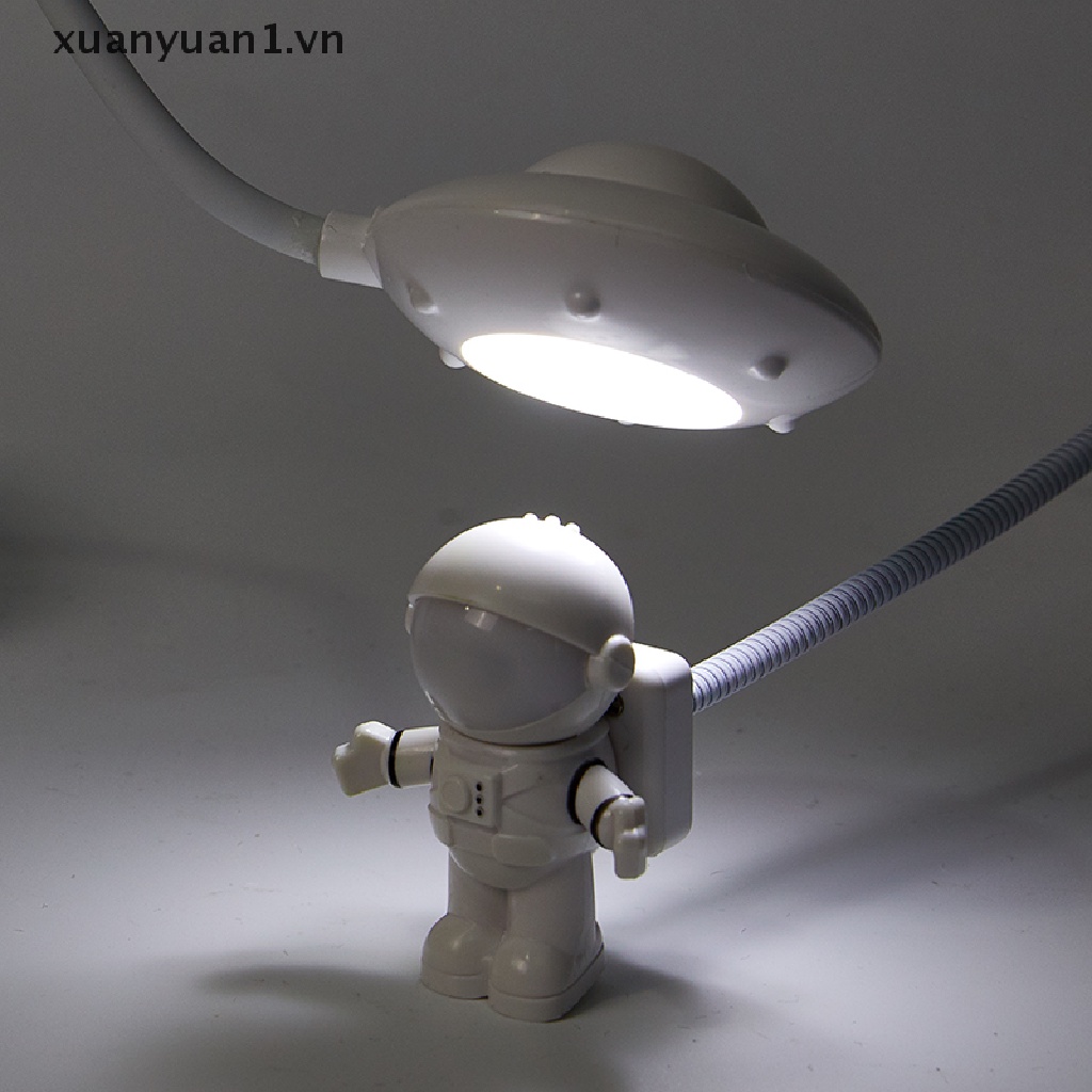 Đèn LED Đọc Sách Hình Phi Hành Gia DC 5V Cổng USB Cho Máy Tính