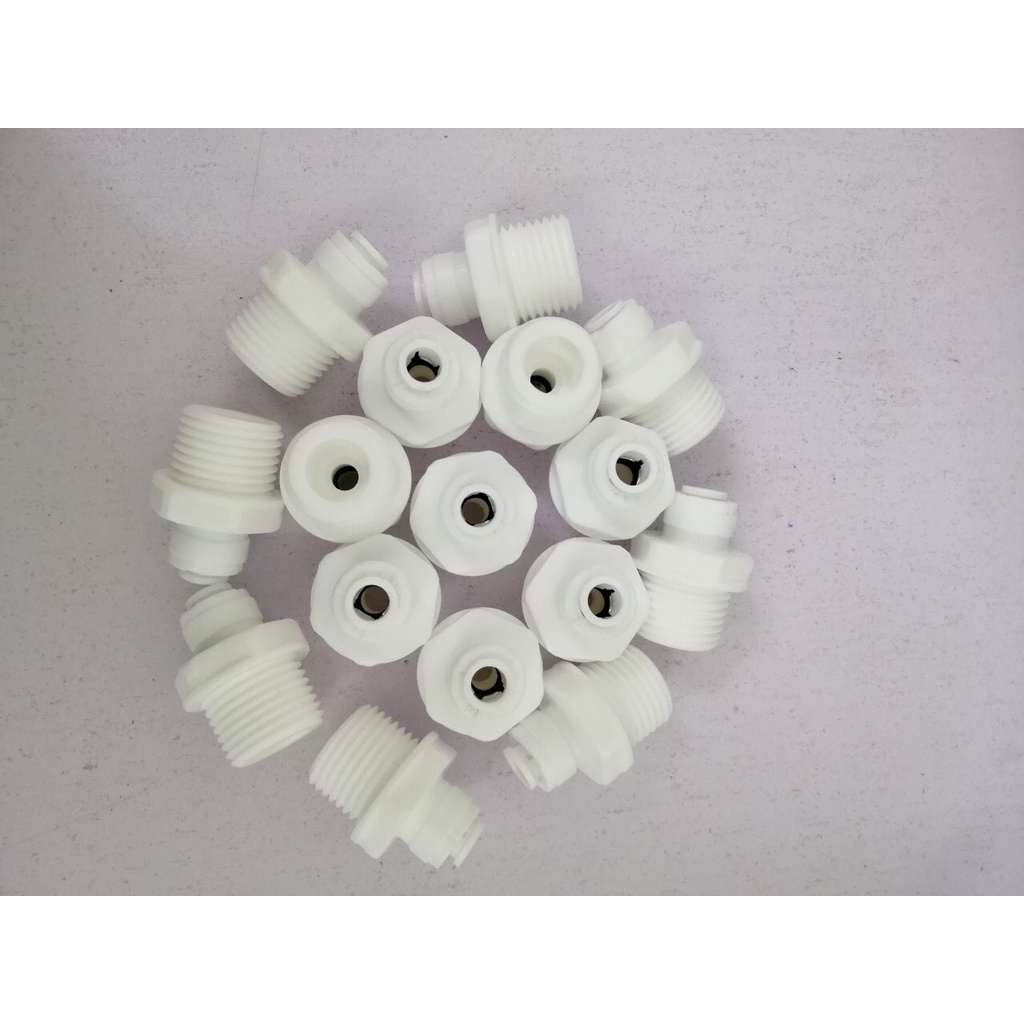 Nối ren ngoài 10, 13, 17, 21 ra dây 6  hoặc dây 10  - Nối thẳng, nối nhanh