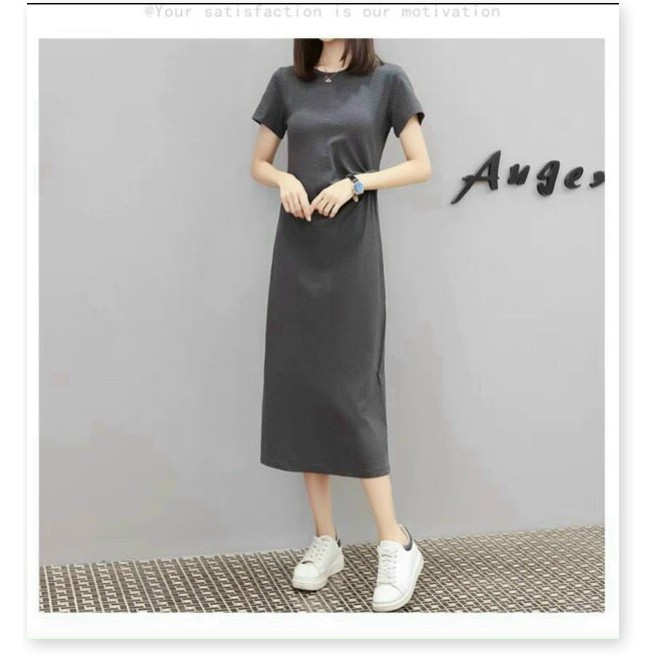 ĐẦM SUÔNG TAY LỠ NỮ XOẮN EO CHE KHUYẾT ĐIỂM DỄ MẶC ĐI CHƠI KẾT HỢP ĐI LÀM CÓ ĐỦ SIZE