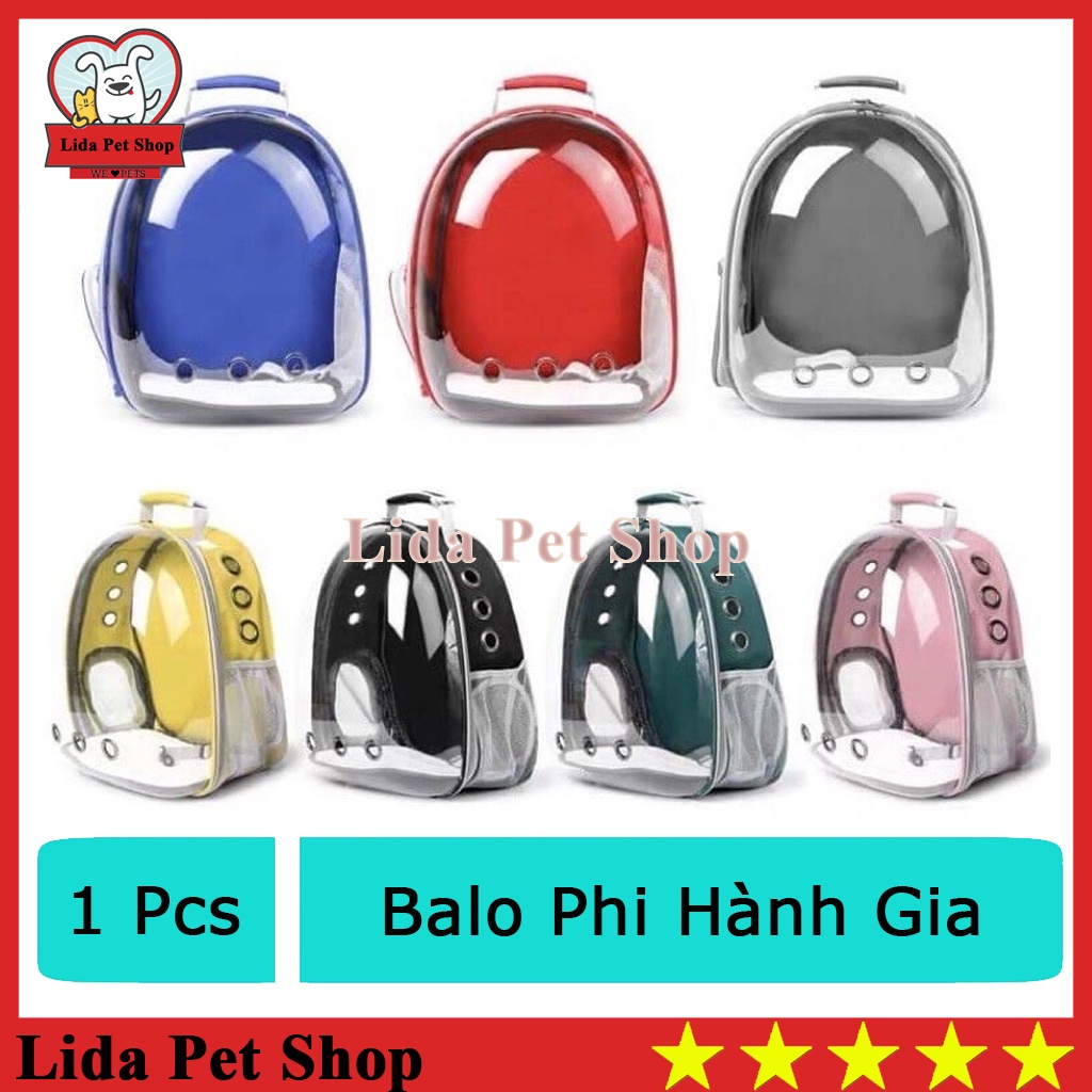Balo Phi Hành Gia Trong Suốt Vận Chuyển Thú Cưng Chó Mèo Kèm Thảm Lót Hàng Đẹp Giá Rẻ - Lida Pet Shop