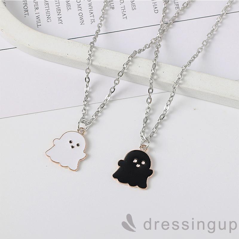 Vòng cổ mặt hình ma hoạt hình tinh tế thời trang unisex