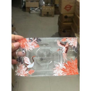 Set 10 khay trong size 9 + 10 túi đựng bánh trung thu 100-150g