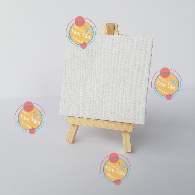 GIÁ VẼ TRANG TRÍ , Canvas mini, Canvas kèm giá vẽ nhỏ trang trí-