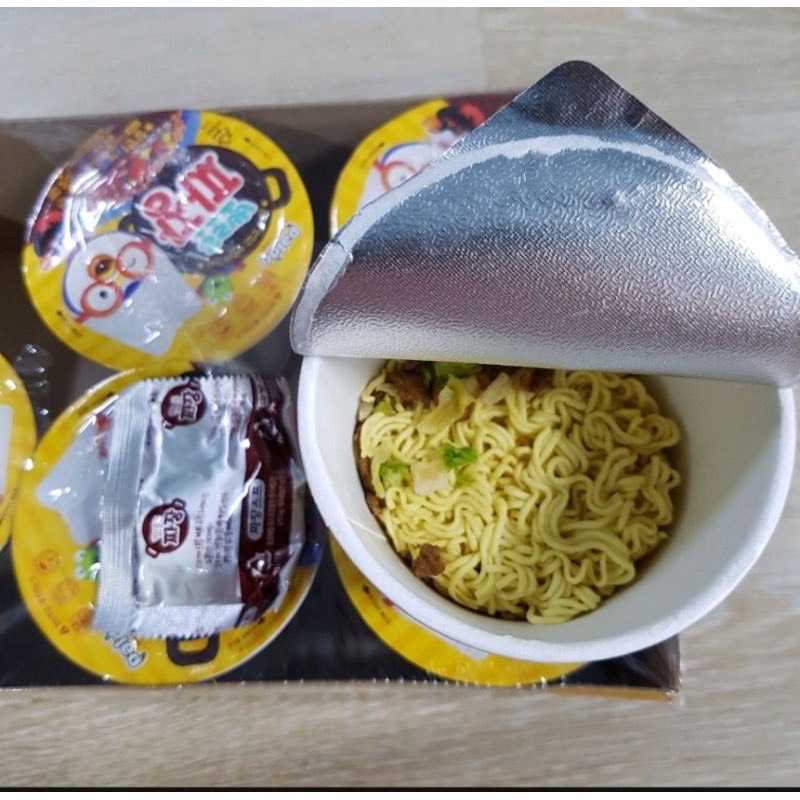 Hộp Mì Tương Đen PORORO Trẻ Em Hàng Nội Địa Hàn Quốc