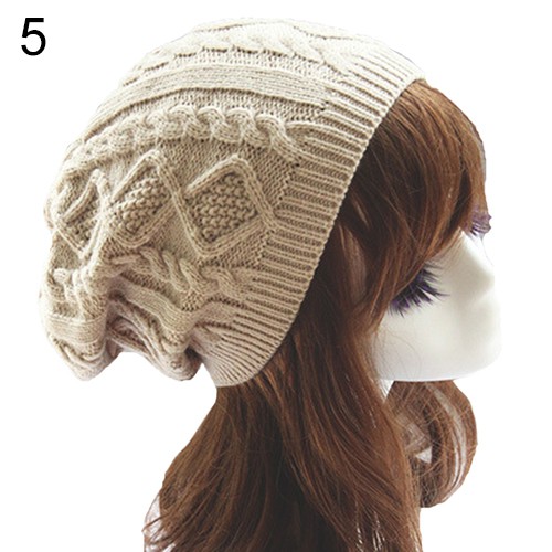 Nón Len Trùm Đầu Giữ Ấm Thời Trang Cho Nữ
