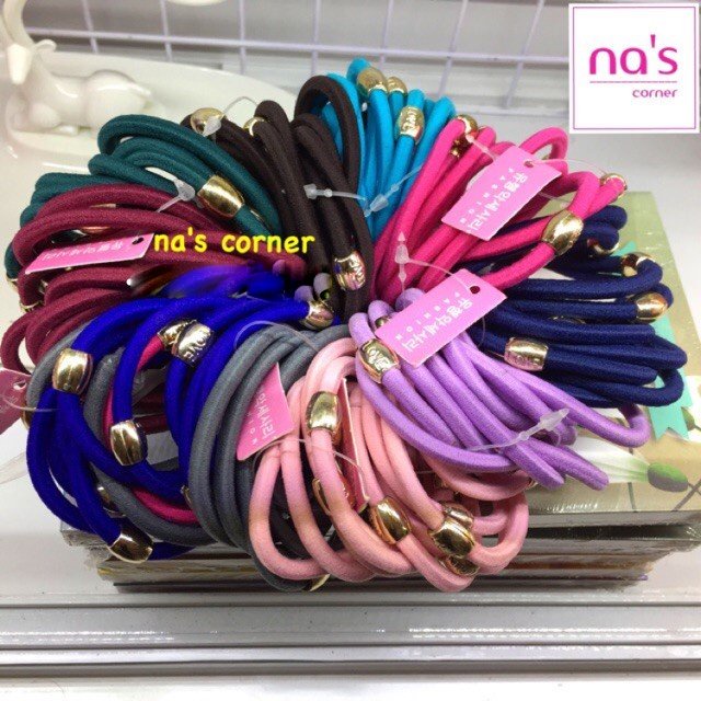 Sỉ thun cột tóc dày trơn Hàn Quốc mềm mịn 100 sợi