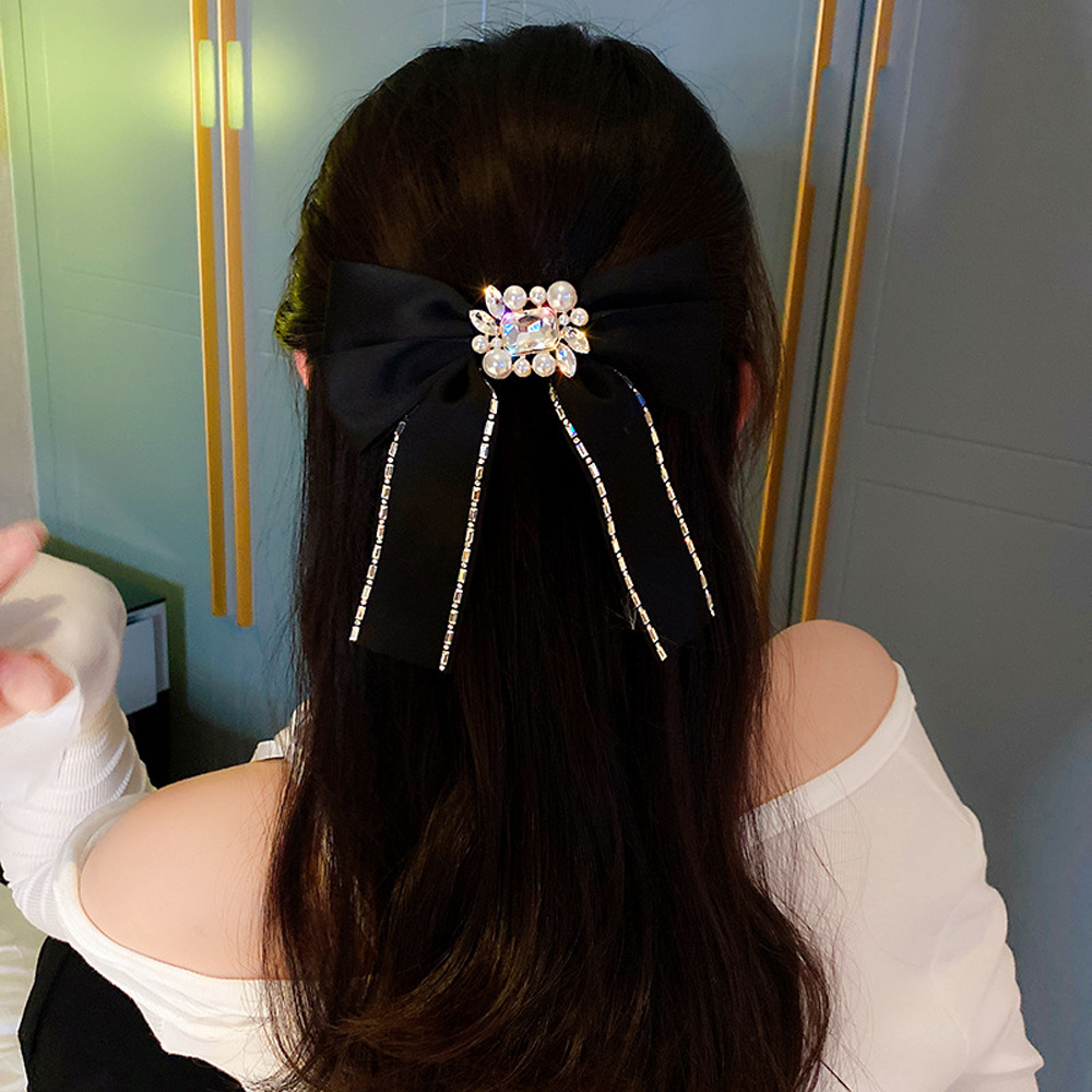 Kẹp Tóc Đính Ngọc Trai Giả Thời Trang Cho Nữ