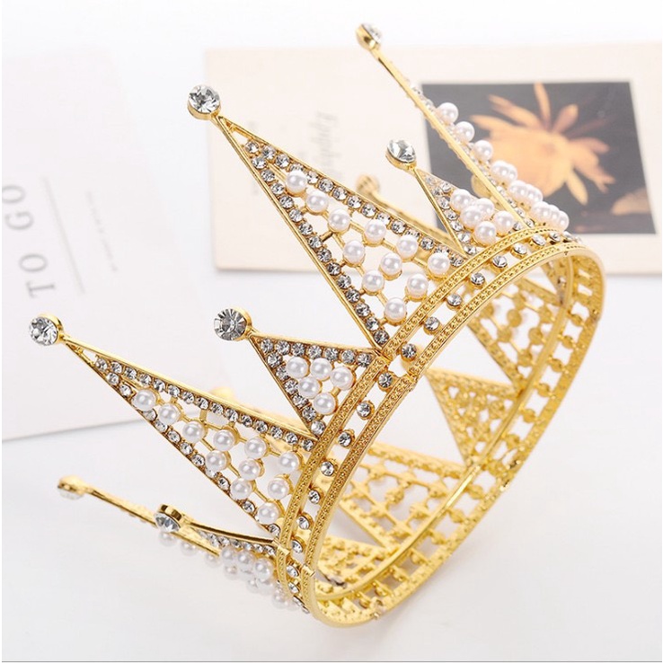 Vương miện nhọn đại màu (NHỰA)-đk 11cm