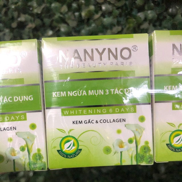 Kem ngừa mụn 3 tác dụng Nanyno