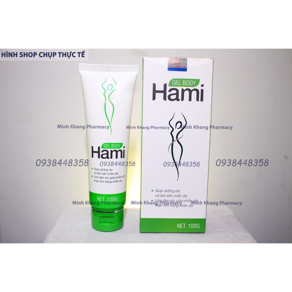 Gel Body Hami ⚡Chính Hãng⚡ 100gr - Dưỡng và làm đẹp da Cho vùng da bụng, eo ,mông, đùi