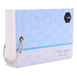 Giấy note motto flash cards 100x65mm cyfc100-bl