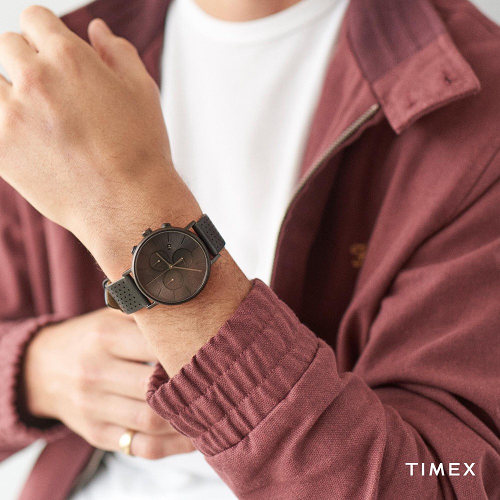 Đồng hồ Nam Timex Fairfield Chronograph Supernova™ 41mm - TW2R80100 Dây Da - Chính Hãng