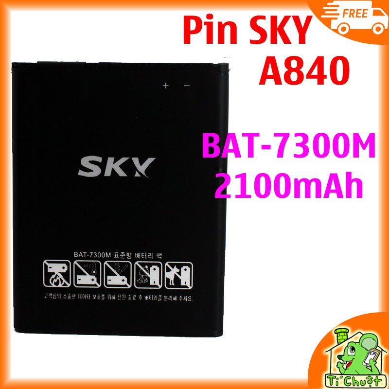 Pin Sky A840 BAT-7300M 2100mah