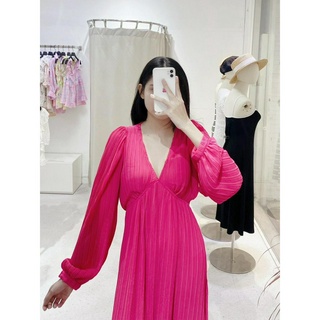 AfterBefore Đầm maxi ly cổ tim nhiều màu