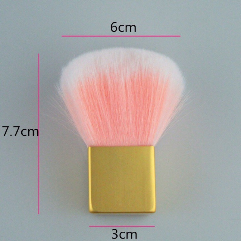 Cọ phủi bụi nail cán vuông đồng