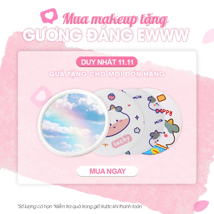 [QUÀ TẶNG KHÔNG BÁN] Gương Trang Điểm Mini BOM Cầm Tay Dễ Bỏ Túi Tiện Lợi 17gr