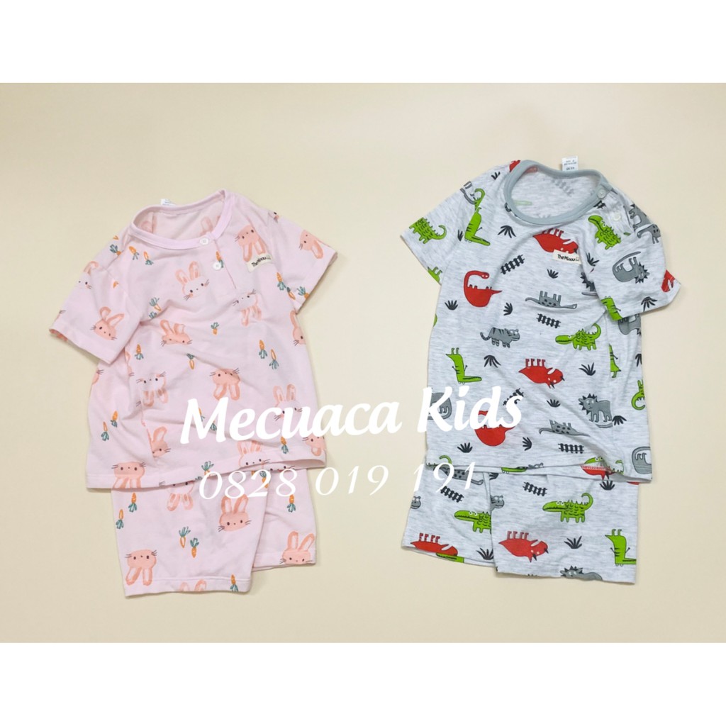 [90-130] Bộ cotton/bộ ngủ/bộ cộc tay xuất Hàn cho bé/bé trai