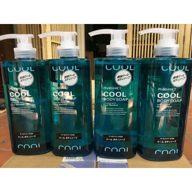 Sữa tắm nam PHARMAACT COOL hương bạc hà