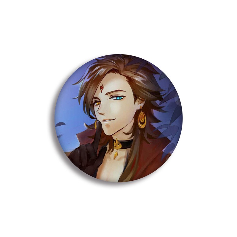 (nhiều mẫu) Huy hiệu cài áo IN HÌNH Albireo game chibi dễ thương xinh xắn