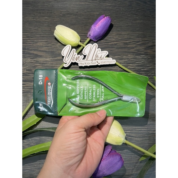 KIỀM CẮT DA TAY D18 VUÔNG TRẮNG