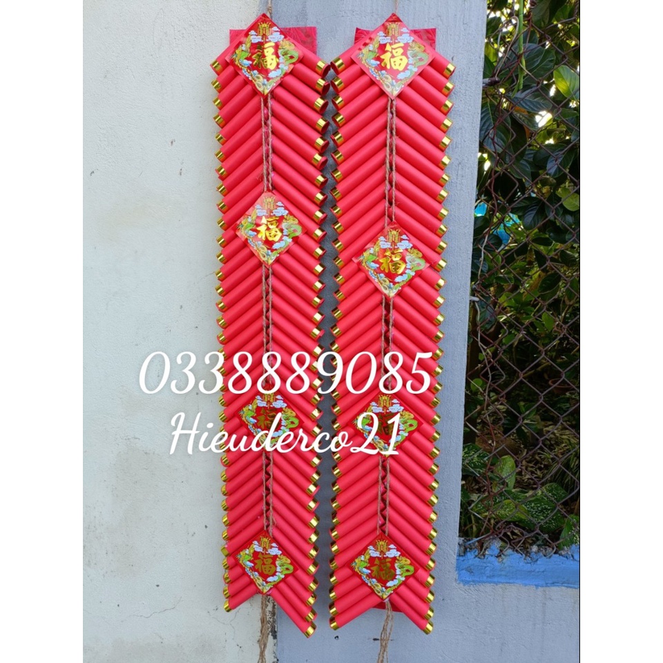 Mô hình dây pháo giả trang trí tết siêu đẹp