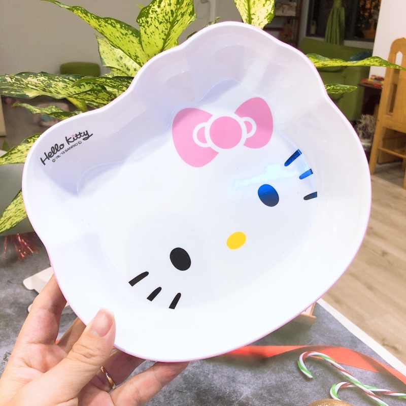 Dĩa 3D Melamin HelloKitty