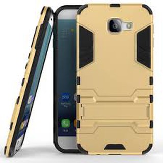 Ốp lưng Samsung Galaxy A8 2016 chống sốc chân ngang Iron man