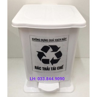 Thùng rác nhựa y tế 15 lít các màu