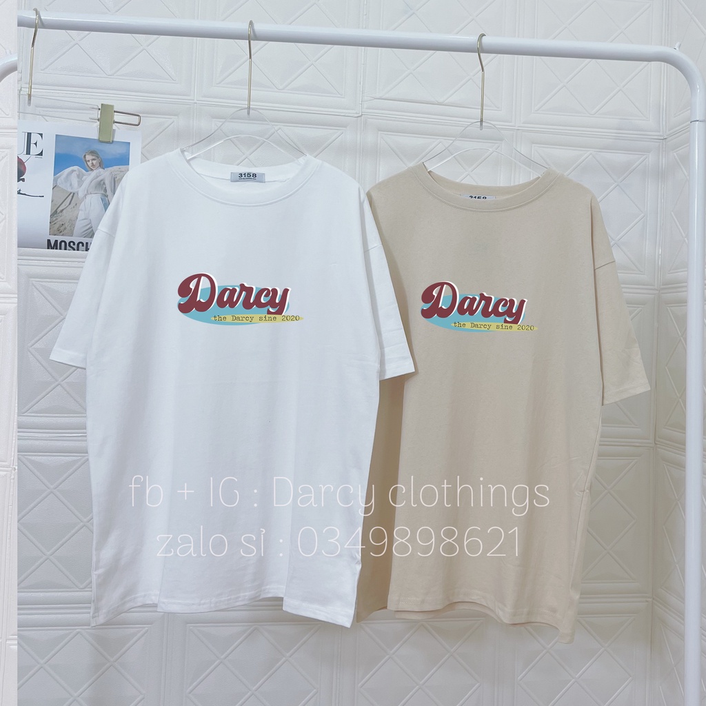 áo thun 3158 Darcy vintage  FREESHIP  áo thun cotton nam nữ
