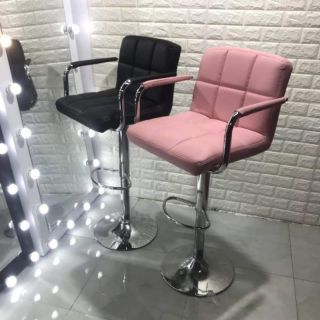  Ghế Quầy Bar Cao Cấp - Ghế Makeup Spa Xoay Tay Vịn  Mã:TAYVIN  