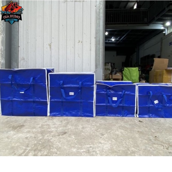 Túi bạt đựng đồ câu chất liệu vải bạt, đường may rất bền và chắc, gấp gọn dễ dàng tiện lợi khi di chuyển