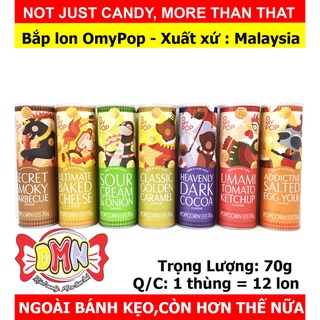Snack bắp rang Omypop lon 70g