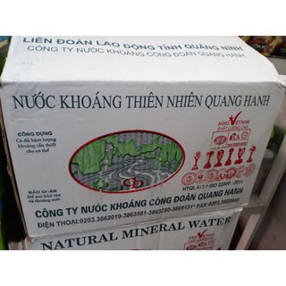Thùng nước khoáng Quang Hanh (20 chai 500ml)