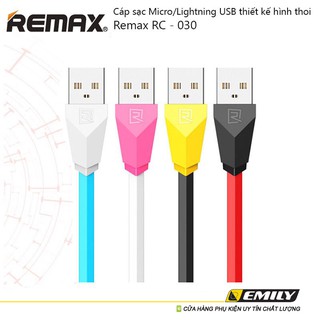 Cáp kết nối Lightning Remax Aliens 1M RC-030i