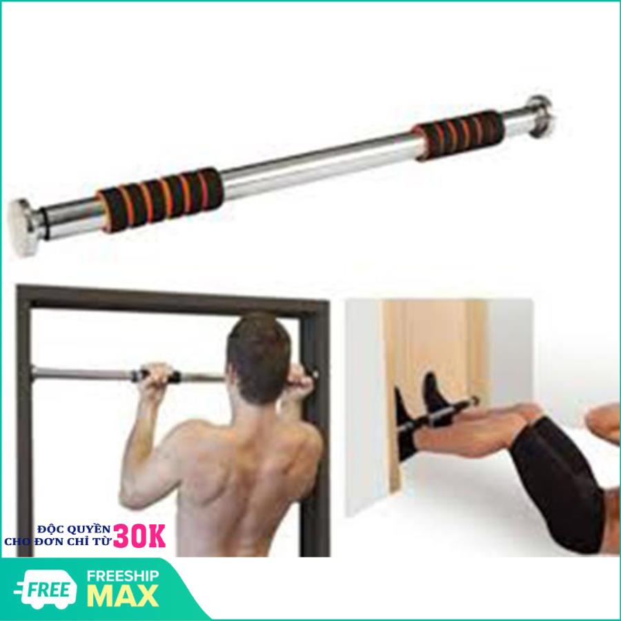 Xà Đơn Treo Tường 60 -100 Cm Thế Hệ Mới 2019 - à đơn treo tường gắn cửa độ dài tùy chỉnh, xà đơn treo tường