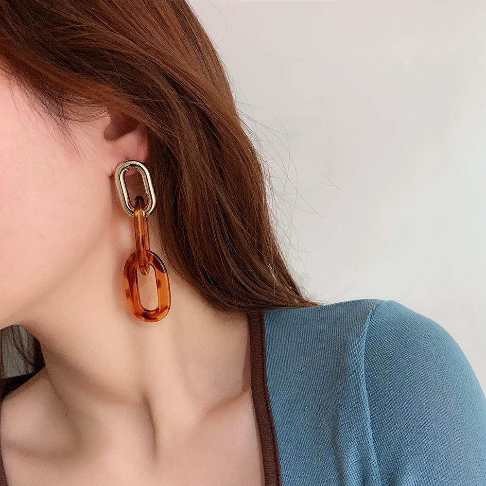 Hoa Tai Dạng Vòng Thời Trang Dành Cho Nữ