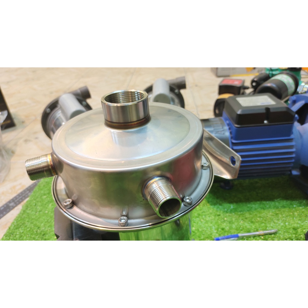 Máy bơm kép inox 304 – 2HP Bơm đầu kép chuyên hút sâu đẩy cao 2021