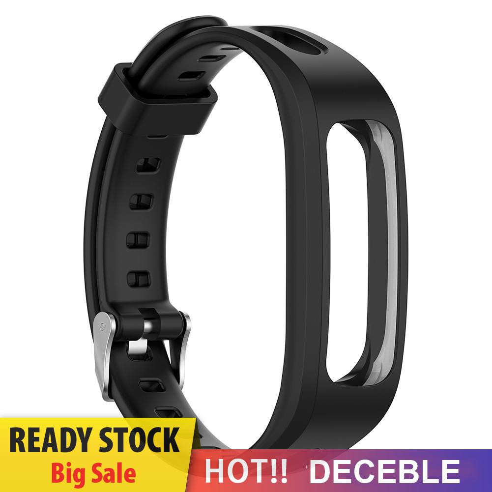 Deceble Silicone Watch Band for Huawei Honor Band 4 Running Version/Huawei Band 3e