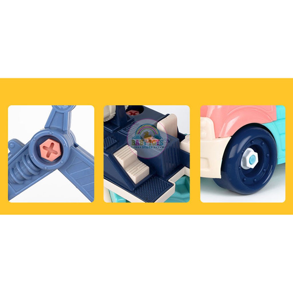 Xe Công Trình Tháo Lắp Kèm Bộ Sửa Chữa Cho Bé