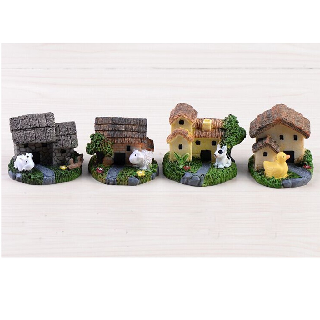 Nhà nông thôn có thú quà tặng trang trí