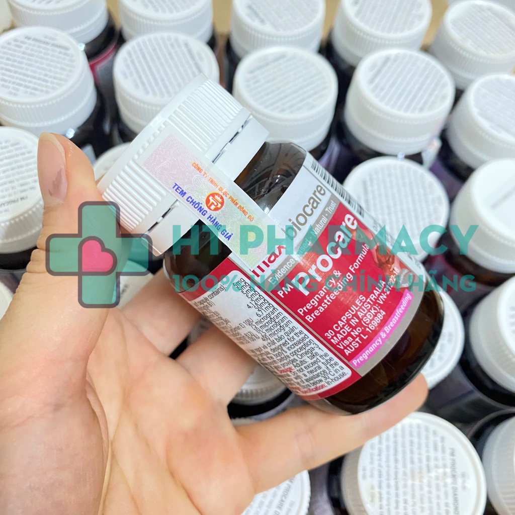 PM Procare Vitamin tổng hợp cho bà bầu - Lọ 30 viên