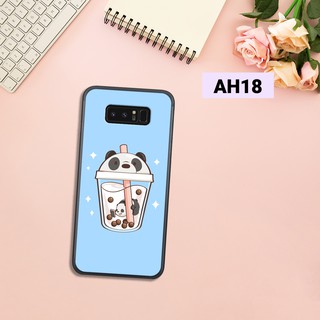 [FREESHIP ĐƠN TỪ 50K] Ốp lưng Samsung Galaxy Note 8 - Note 9 in hình trà sữa gấu dễ thương