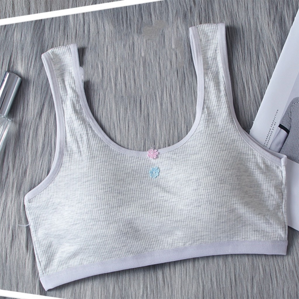 Bra áo lót ngực học sinh có móc cài sau dễ thương MÃ 6020
