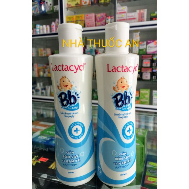 Lactacyd Bb dung dịch tắm bé 250ml 60ml