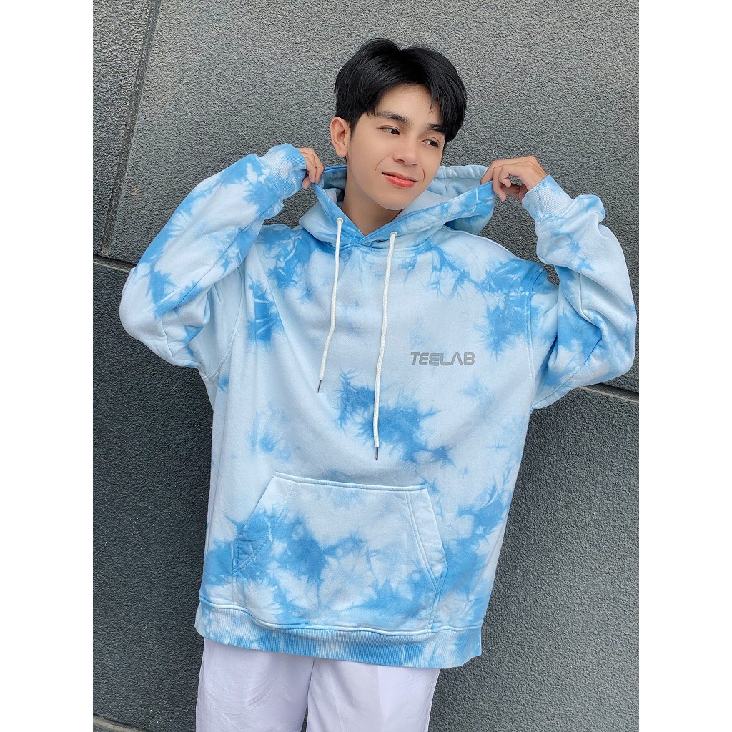 [Mã WABRWA15 giảm 15% đơn 300K] Áo Hoodie Teelab Tie Dye Cloud HD020 | BigBuy360 - bigbuy360.vn