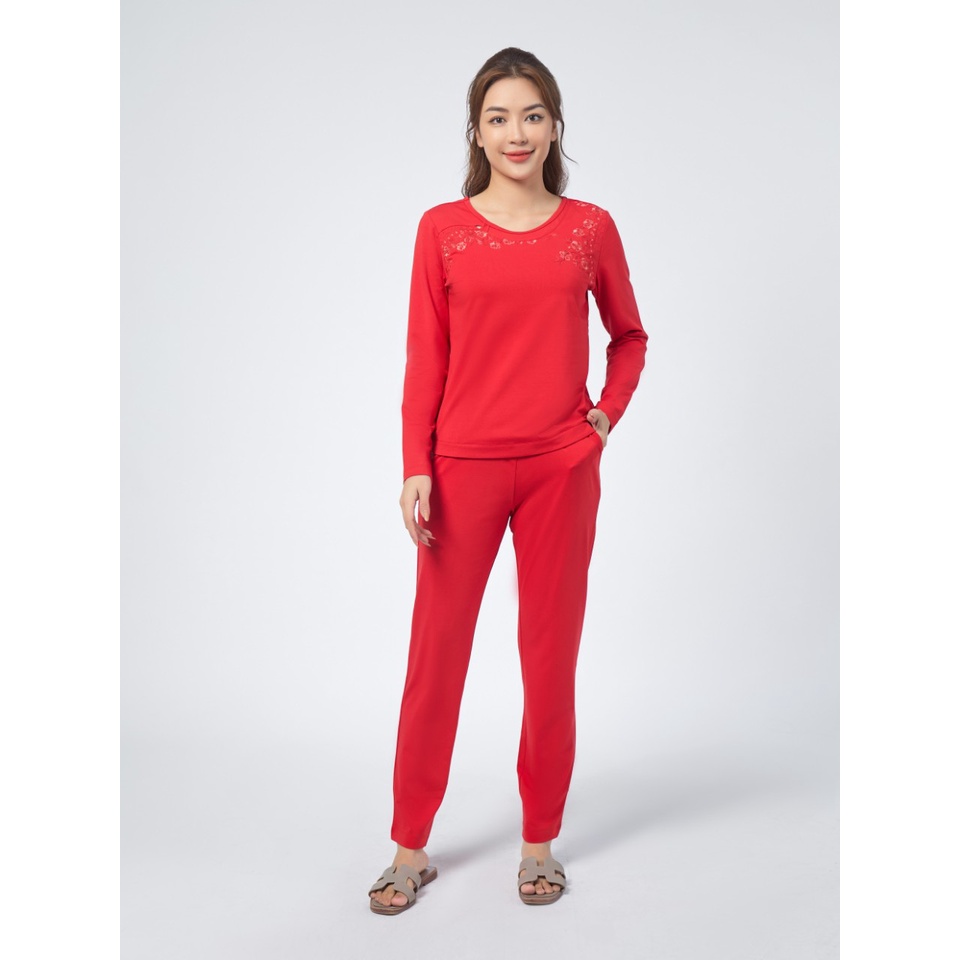 Bộ ngủ cotton thu đông Winny 22505