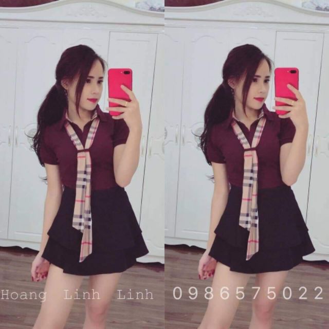 Chân váy 2 tầng