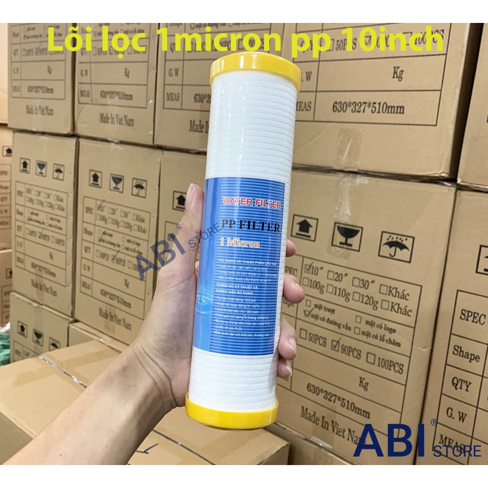 [GIÁ HỦY DIỆT] LÕI LỌC NƯỚC SỐ 3 PP 1 MICRON AQUA CAO CẤP